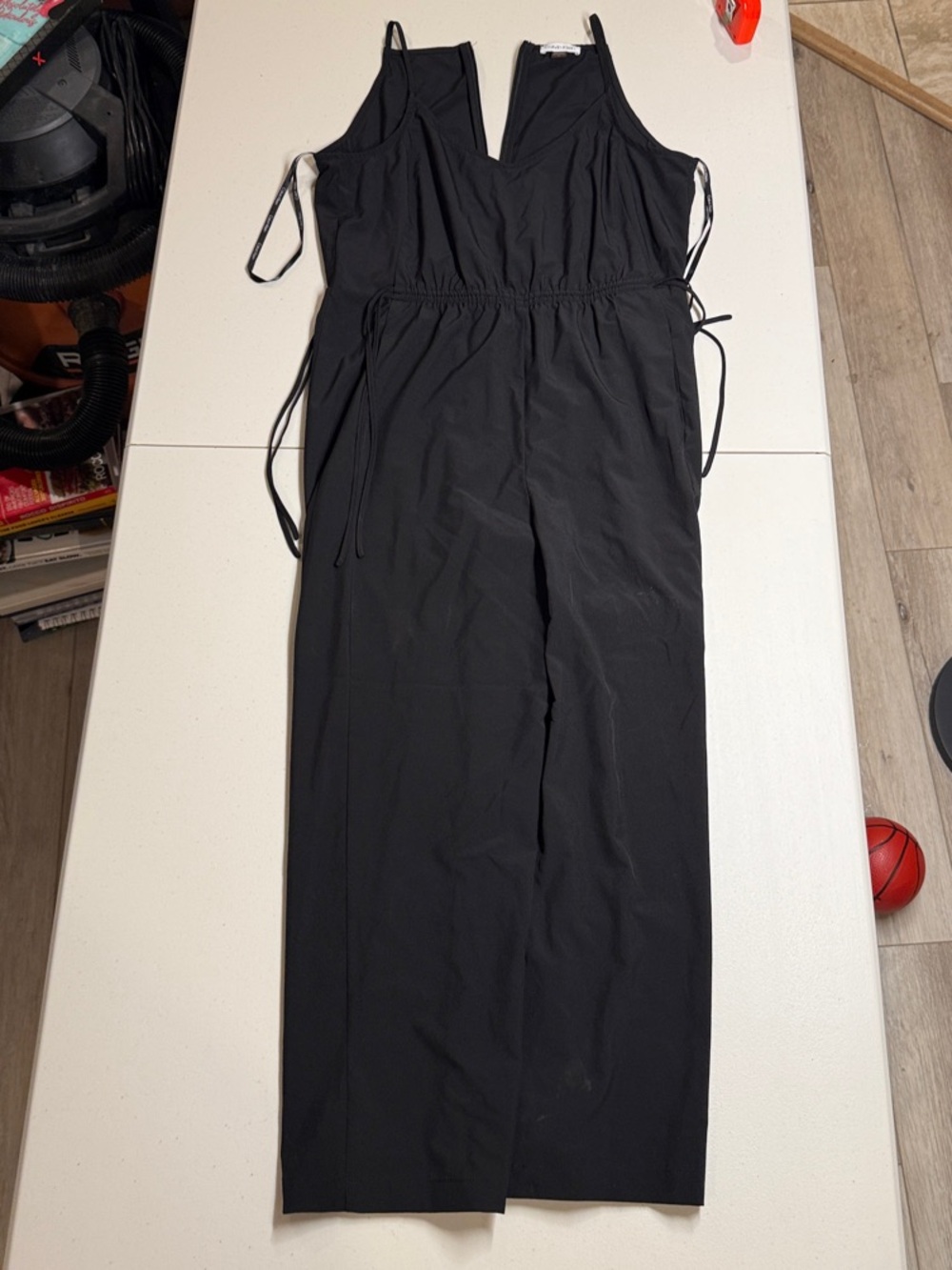 Calvin Klein Black Sleeveless V-Neck Maxi Dress